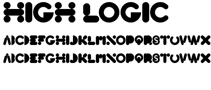 High Logic font